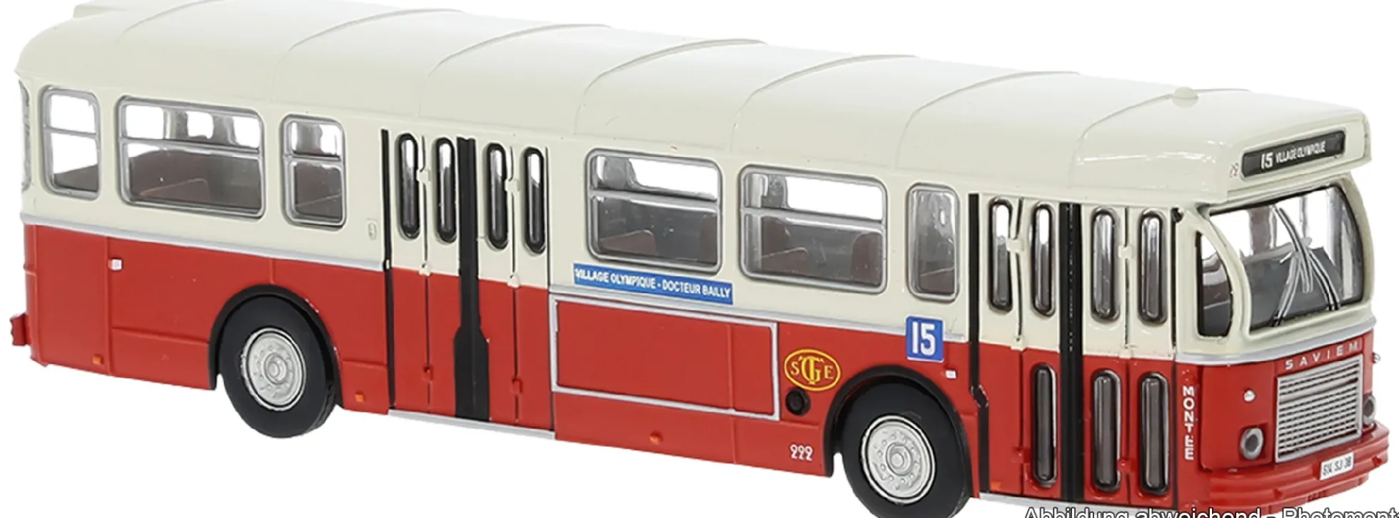 BREKINA 61400 Saviem SC 10 aus Grenoble | Busmodell 1:87