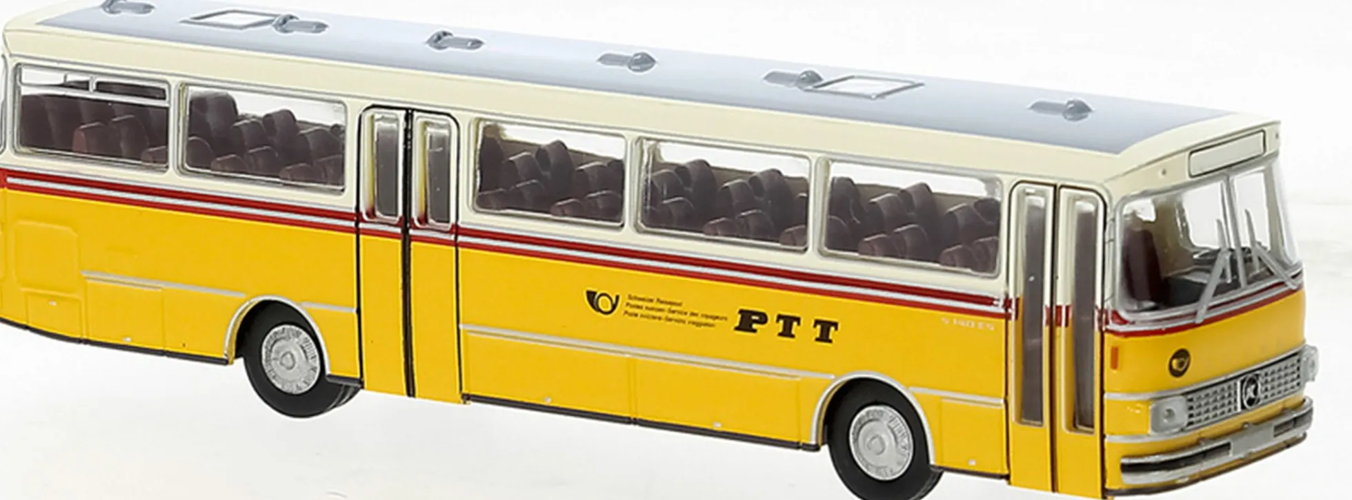BREKINA 56100 Setra S140 ES PTT 1975 Busmodell 1:87
