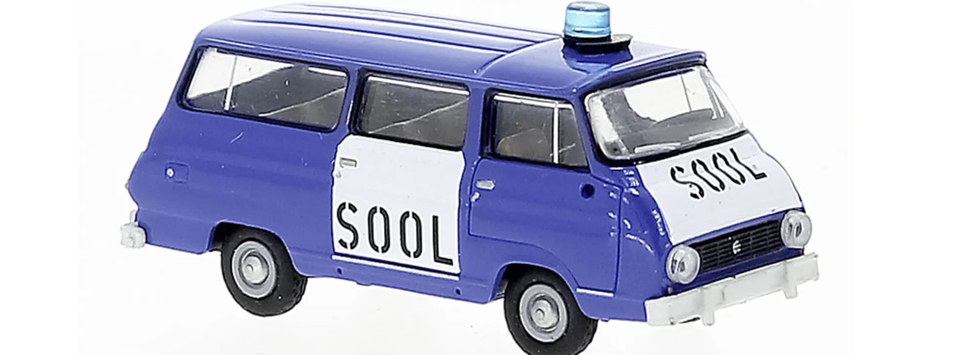 BREKINA 30818 Skoda 1203 Bus SOOL 1969 Blaulichtmodell 1:87