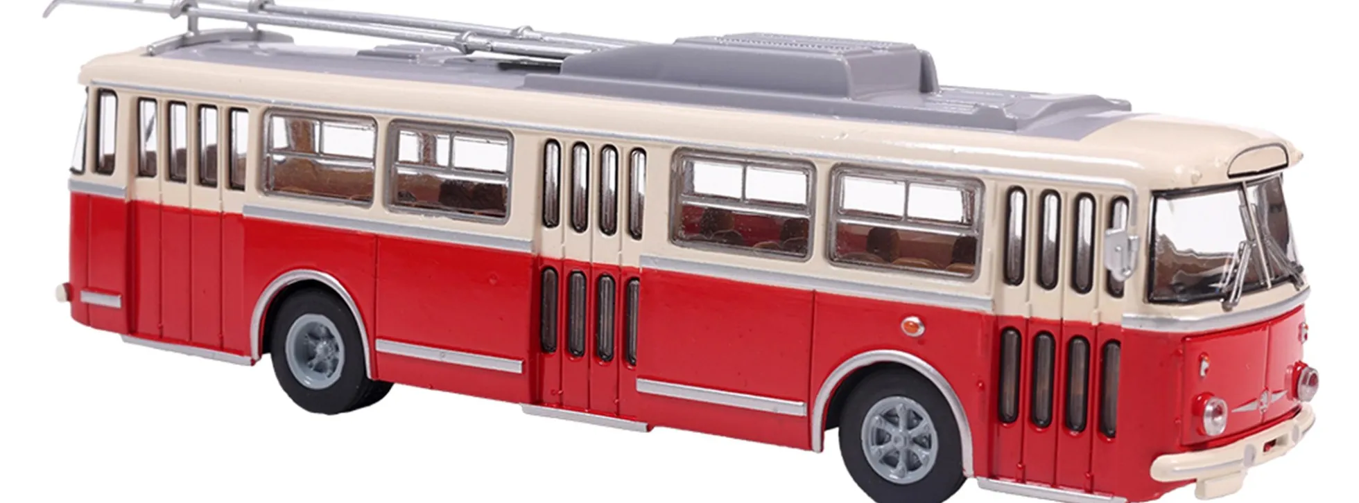 BREKINA 61356 Skoda 9 TR beige/rot | Busmodell 1:87