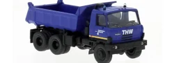 BREKINA 71906 Tatra 815 3achs KipperLKW THW 1984 Blaulichtmodell 1:87
