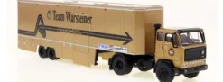 BREKINA 85680 Volvo F89 Renntransportersattelzug Team Warsteiner Arrows 1973 LKW-Modell 1:87