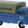 BREKINA 32986 VW T1b Pritsche mit Plane Glöckler Automodell 1:87
