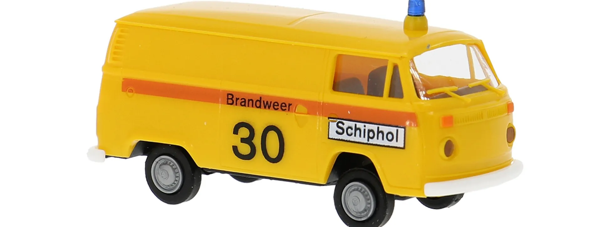 BREKINA 33552 VW T2 Kasten der Brandweer Schiphol 1973 | Blaulichtmodell 1:87