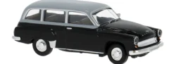 BREKINA 27191 Wartburg 311 Kombi schwarz/grau | Modellauto 1:87