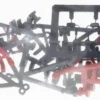 BREKINA 10077 Zubehör LKW-Modelle Deichseln Stützen Rückspiegel Anhängerkupplungen Zubehörset 1:87