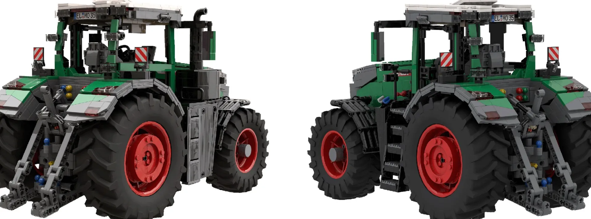 BRIXIES 222.883 Fendt 1052 Vario Technik | 2301 Teile | RC-Landwirtschafts Baukasten