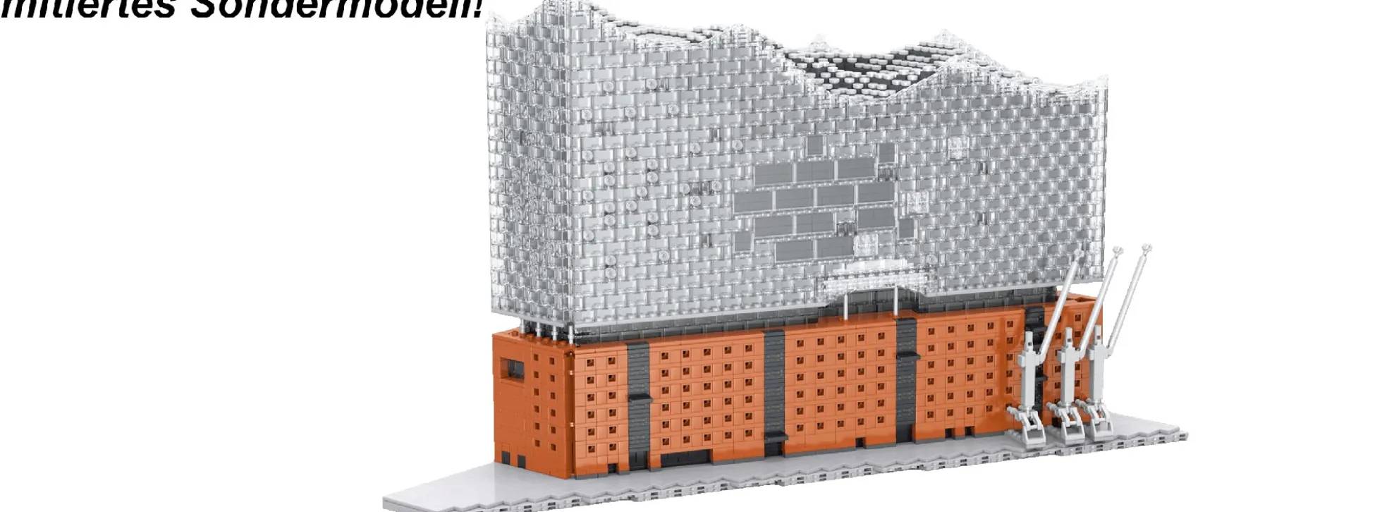 BRIXIES 222.717 Plus Elbphilharmonie | Limited Edition | 5883 Teile | Gebäude Baukasten
