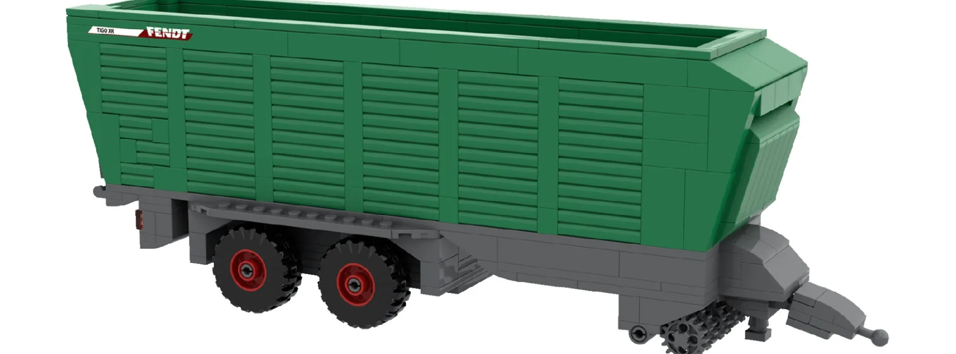 BRIXIES 222.711 Plus Fendt Tigo XR | 334 Teile | Landwirtschafts Baukasten