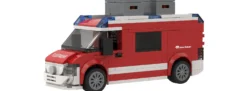 BRIXIES 222.875 Plus Rosenbauer CT Van Feuerwehr | 331 Teile | Blaulicht Baukasten