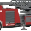 BRIXIES 222.876 Plus Rosenbauer Einsatzfahzeug mit Drehleiter | 392 Teile | Blaulicht Baukasten