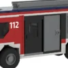 BRIXIES 222.877 Plus Rosenbauer eLHF Feuerwehr | 419 Teile | Blaulicht Baukasten