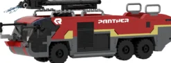 BRIXIES 222.879 Plus Rosenbauer Panther Feuerwehr | 592 Teile | Blaulicht Baukasten
