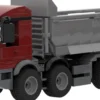 BRIXIES 222.857 Plus Schwarzmüller 4-Achs LKW mit Mulde | 227 Teile | LKW Baukasten