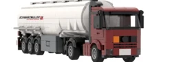 BRIXIES 222.859 Plus Schwarzmüller Tanksattel | 725 Teile | LKW Baukasten