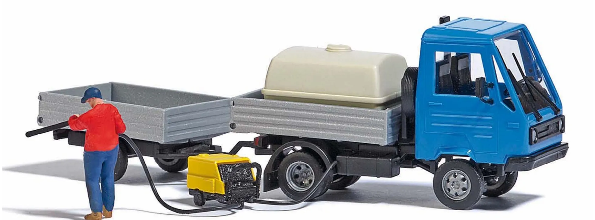 BUSCH 7884 Action Set Mobile Reinigung Fertigmodell Spur H0