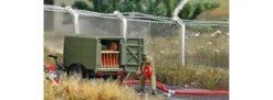 BUSCH 7963 Action-Set NVA Schlauchtransportanhänger STA | Fertigmodell | Spur H0