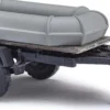 BUSCH 53607 Anhänger HL10.00 mit Schlauchboot | Baujahr 1966 | Militärmodell 1:87