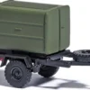 BUSCH 53601 Anhänger HL10 mit TSA Aufbau | Militärmodell 1:87