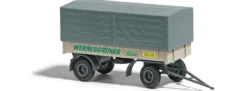 BUSCH 53355 Anhänger IFA HL 80 Wernesgrüner | Baujahr 1967 | Agrarmodell 1:87