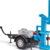 BUSCH 59968 Anhänger mit Holzspalter | Landwirtschaftsmodell 1:87