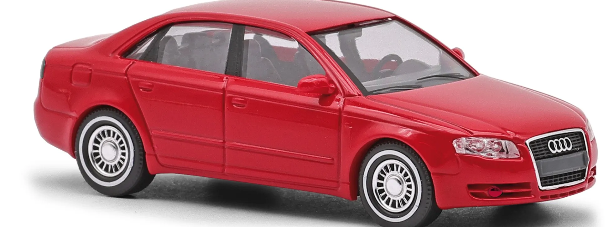 BUSCH 49224 Audi A4 Limousine Facelift Tuning rot 2004 | Modellauto 1:87