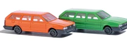 BUSCH 8300 Auto-Set 2 VW Passat Kombi orange + grün | Automodelle 1:160