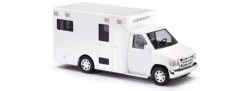 BUSCH 60257 Bausatz Ford E-350 Rettungsfahrzeug weiss Bausatz 1:87