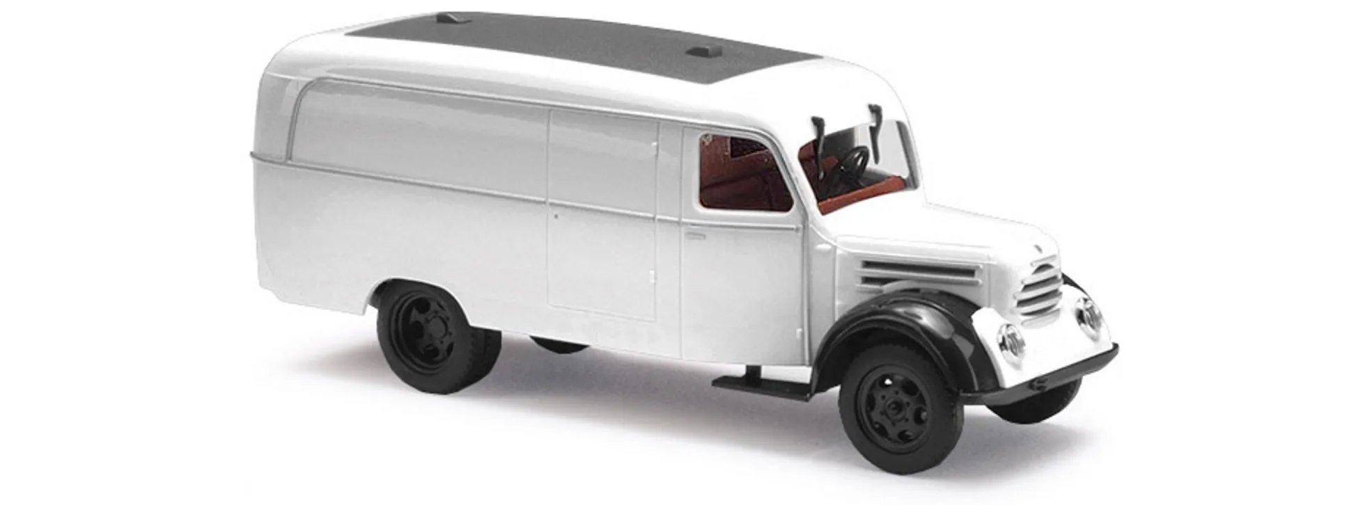 BUSCH 60254 Bausatz Robur Garant K30 Transporter weiss Automodell 1:87