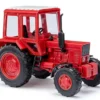 BUSCH 51305 Belarus MTS82 mit eingebauten Scheinwerfern rot Landwirtschaftsmodell 1:87