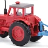 BUSCH 51361 Belarus MTS-52 mit Zweischarrpflug 1965 | Landwirtschaftsmodell 1:87