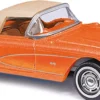 BUSCH 45428 Chevrolet Corvette Cabrio orangemetallic Automodell 1:87