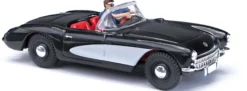 BUSCH 45435 Chevrolet Corvette C1 Cabrio mit Figur 1956 Automodell 1:87