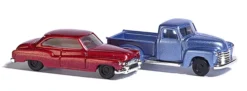 BUSCH 8349 Chevy Pick up und Buick Super Automodell 1:160