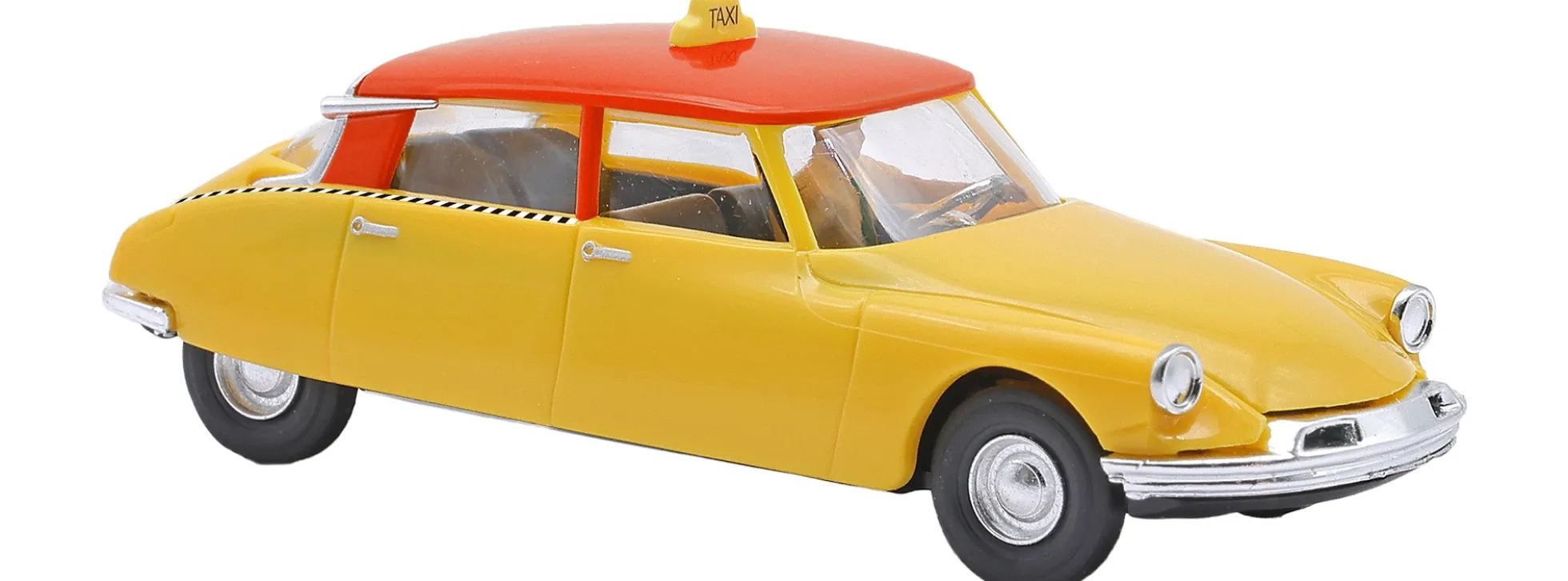 BUSCH 48015 Citroen DS 19 Taxi | mit Fahrer | Modellauto 1:87
