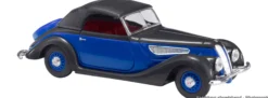 BUSCH 40293 EMW 327 Cabrio - blau | Modellauto 1:87