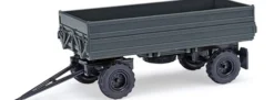 BUSCH ESPEWE 95049 IFA Anhänger HW 80.11 1984 grau Landwirtschaftsmodell 1:87