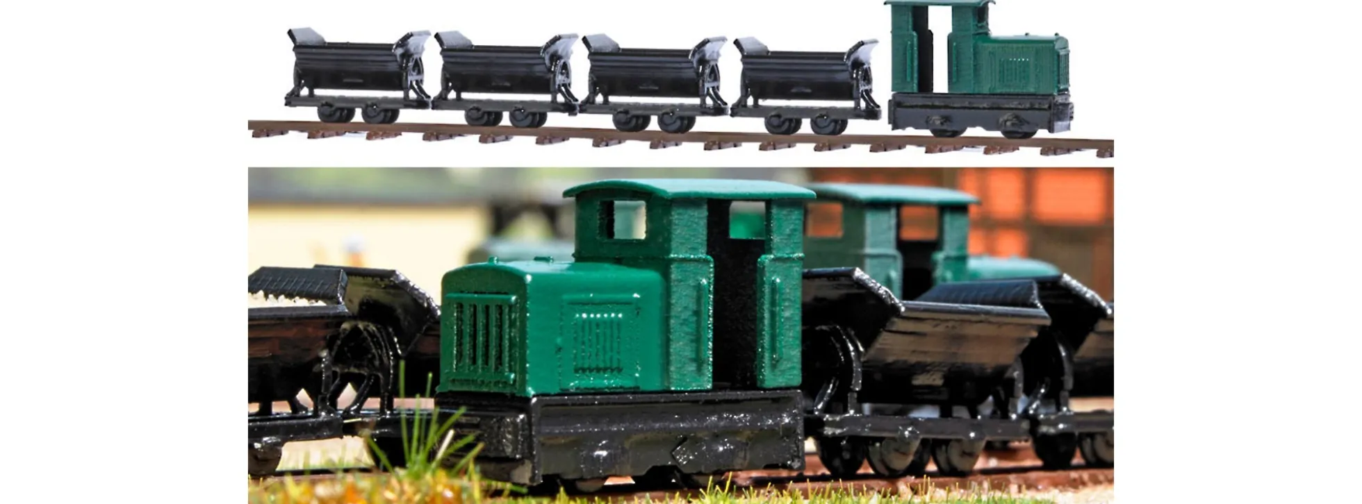 BUSCH 8070 Feldbahn-Set Standmodell | ohne Funktion | Spur N