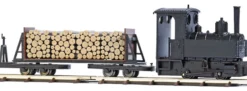 BUSCH 12011 Feldbahn Start-Set mit Dampflok | Spur H0f