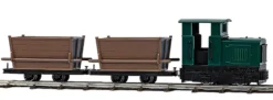 BUSCH 12001 Feldbahn Start-Set mit Torfloren | Spur H0f