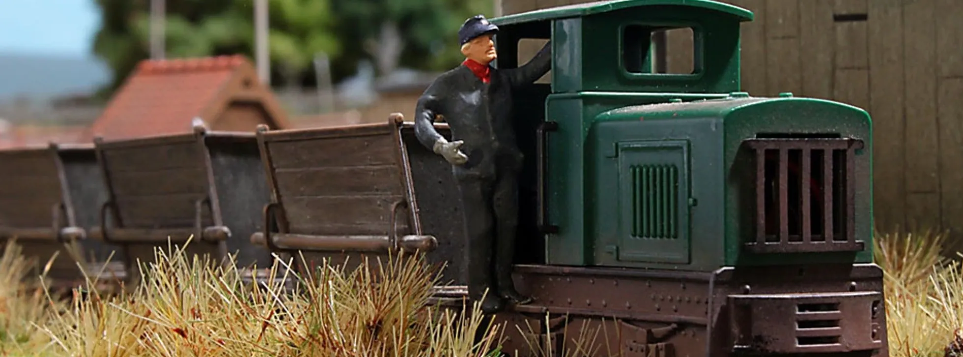 BUSCH 12001 Feldbahn Start-Set mit Torfloren | Spur H0f