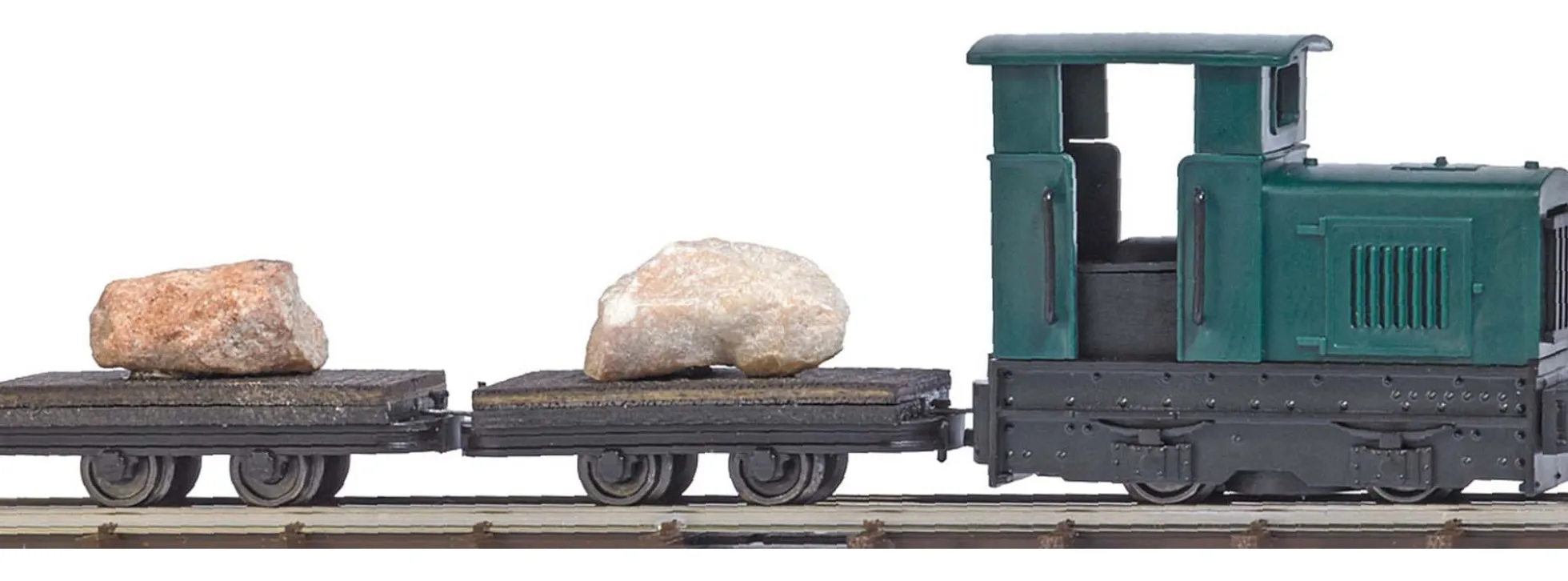 BUSCH 12017 Feldbahn Start-Set Steinbruch | Spur H0f