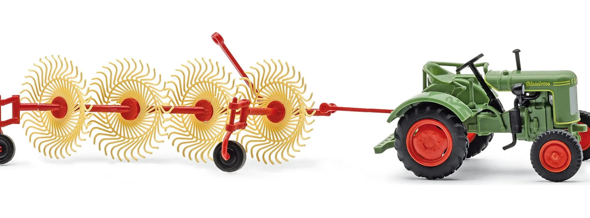 BUSCH 54155 Fendt F15 mit Bautz Spinne | Landwirtschaftsmodell 1:87