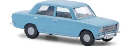 BUSCH 87027 Fiat 124 blau | Modellauto 1:120