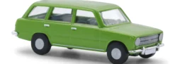 BUSCH 87077 Fiat 124 Kombi grün | Modellauto 1:120