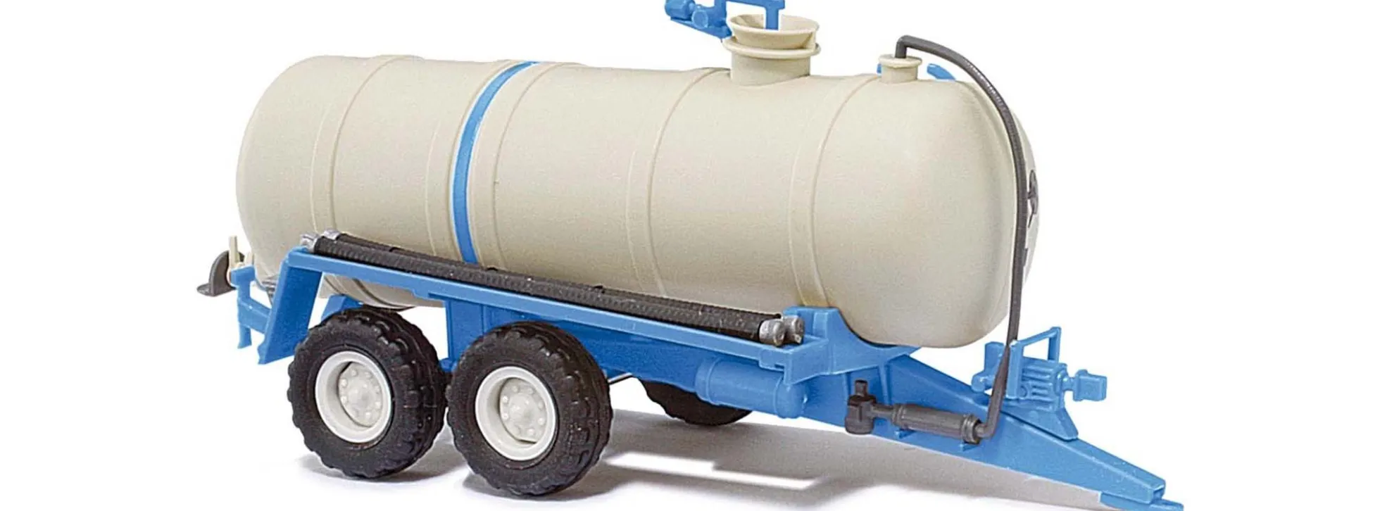 BUSCH 42867 Flüssigmist-Tankanhänger HTS 100 blau | Anhängermodell 1:87