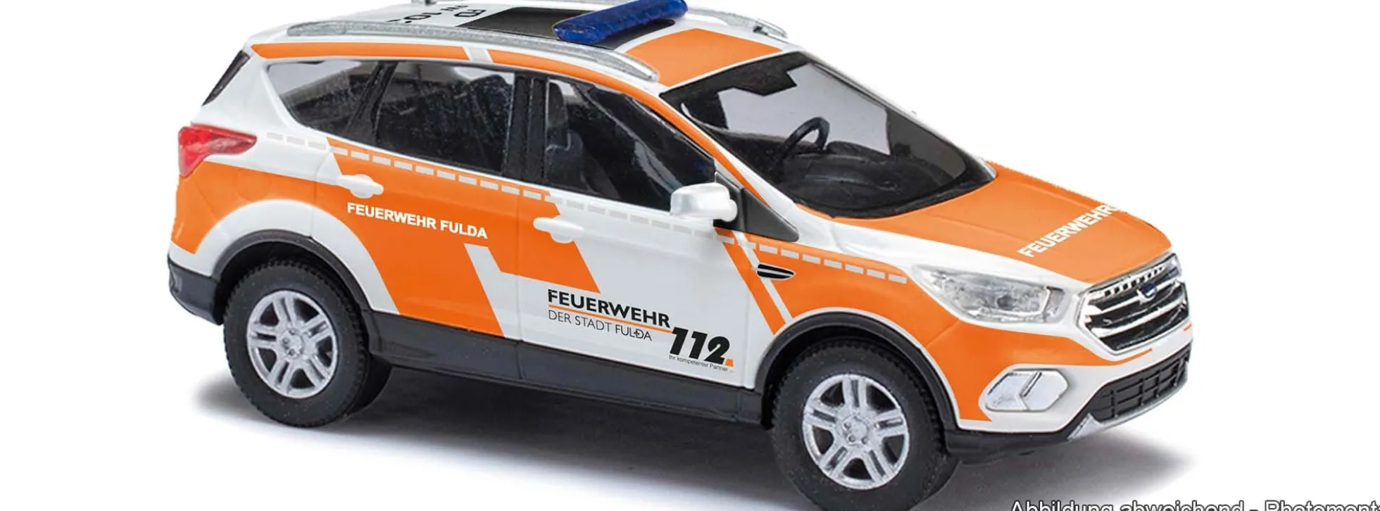 BUSCH 53523 Ford Kuga Feuerwehr Fulda | Blaulichtmodell 1:87