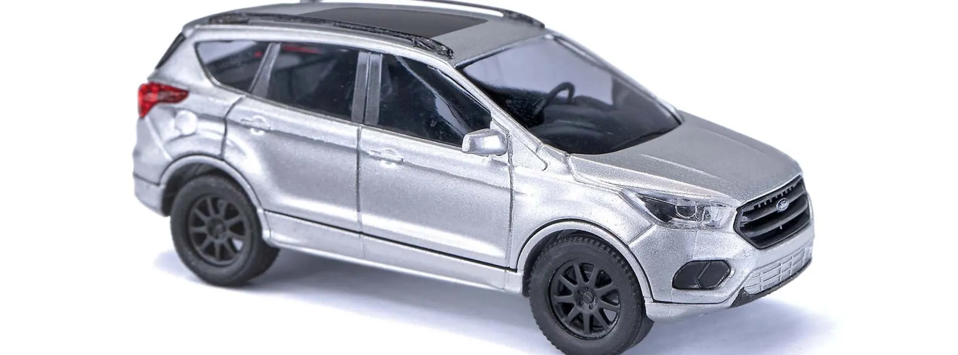 BUSCH 53503 Ford Kuga mit Panoramadach Silber | Modellauto 1:87