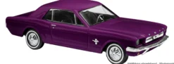 BUSCH 47559 Ford Mustang Coupe - lila | Modellauto 1:87