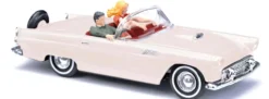 BUSCH 45245 Ford Thunderbird Cabrio mit Figuren 1956 Automodell 1:87